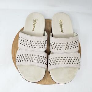 Spenco Sandals Womens 8 Twilight Slide Studded Slip On Comfort Shoes